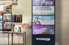 4k Super Slim indoor Advertising Display Kiosk